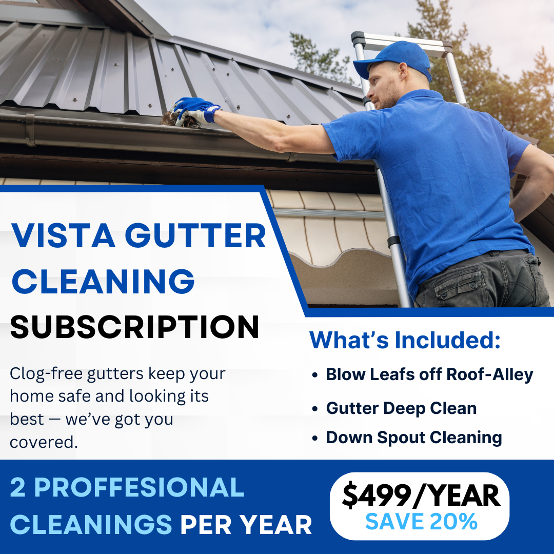 Vista Gutter Cleaning Plan