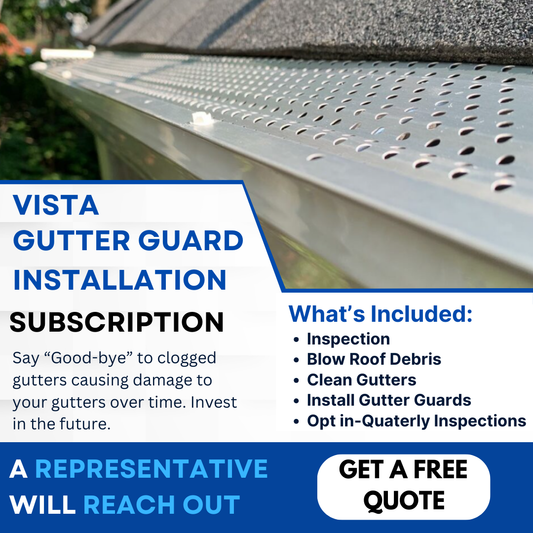 Vista Gutter Guard Installation