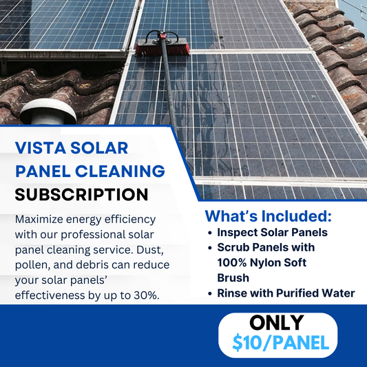 Vista Solar Panel Cleaning